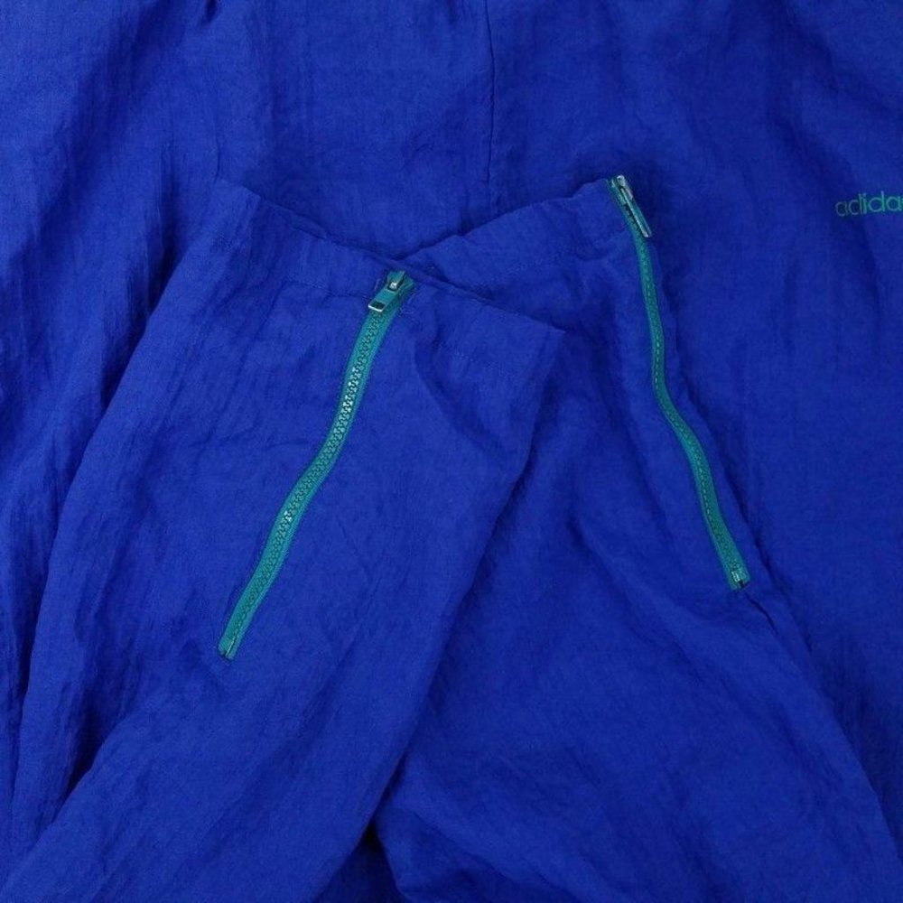 Adidas Nylon Track Pant XL Parachute Crinkle Streetwear Slouch Leg Vintage 90s - Picture 6 of 12